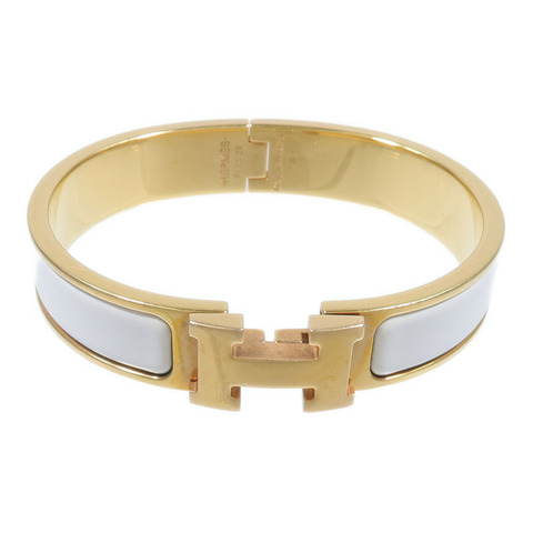 HERMES 琺瑯/金屬Clic H Bracelet手鐲