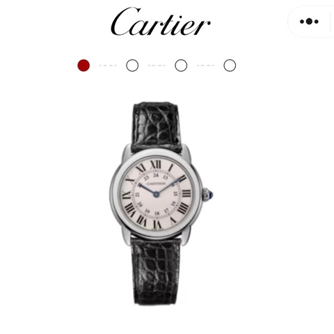 卡地亞Cartier倫敦系列 精鋼表殼 石英機芯 表徑29mm