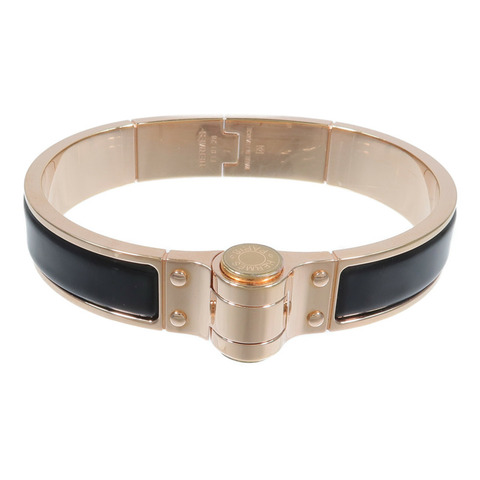 HERMES 金屬/琺瑯Charniere Bracelet手鐲