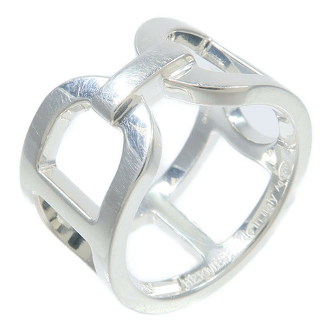 HERMES 925純銀Bague Ever Chaine d'Ancre MM戒指