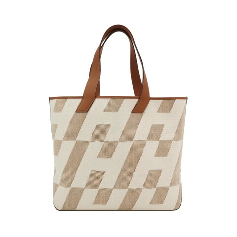 愛馬仕/Hermes Cabas40。H En Biais 金棕購物袋