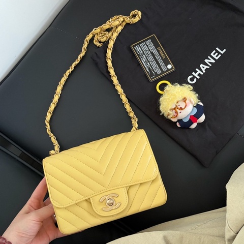 chanel香奈儿小雞黃方胖子 27開