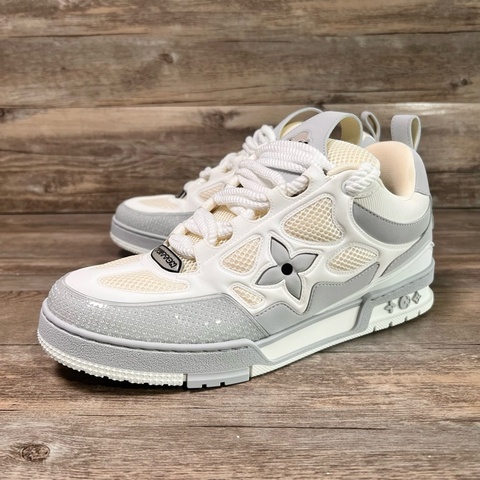 Louis Vuitton路易威登Trainer Skate 白色 灰白  42碼