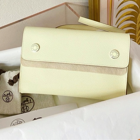 Hermès 愛馬仕斜挎包Snap i8米爾頓黃 Epsom皮