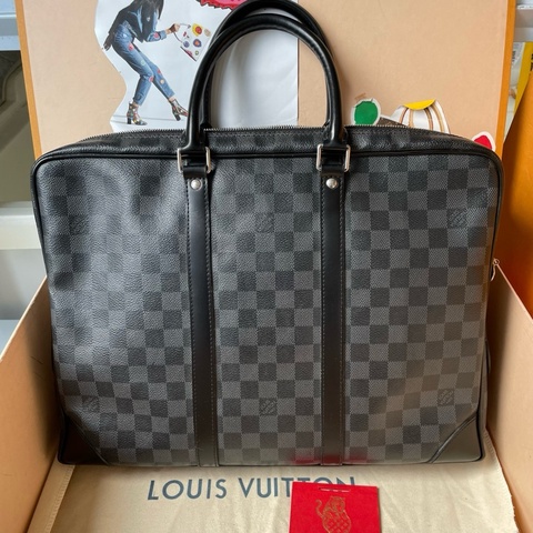 路易威登/Louis Vuitton 經典棋盤格公事包