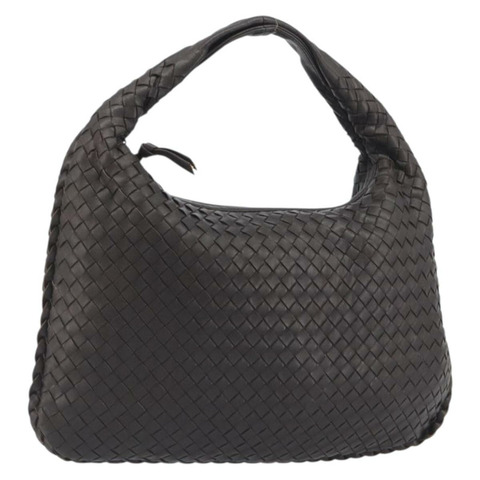 BOTTEGA VENETA INTRECCIATO 皮革肩背包 棕色 115653 正品 197337V