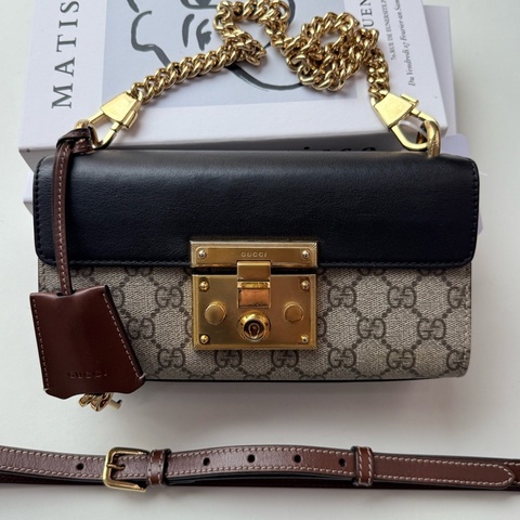 GUCCI古馳 Padlock 斜挎單肩包