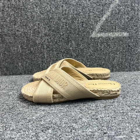 【全新未用❤️✨全網最低價】Dior/迪奧  漁夫老花拖鞋 36碼 全新