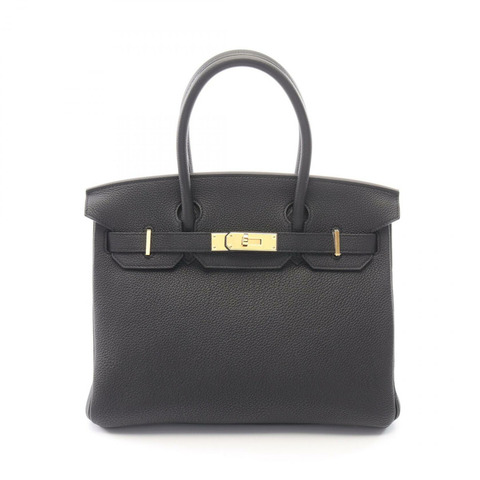 愛馬仕 Birkin 30 手提包 027633CC Togo 皮革 黑色 GHW 二手 女士 Z