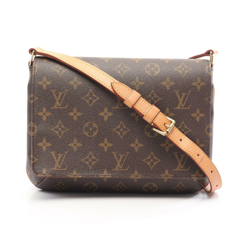 路易威登 Musette Tango 短單背包 M51257 Monogram 帆布 棕色 二手