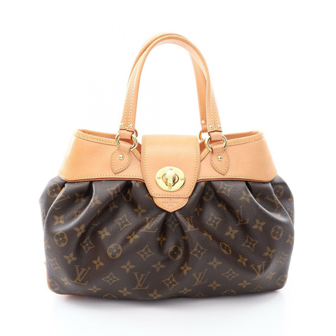 路易威登 Boetie PM 手提包 M45715 Monogram 帆布皮革棕色二手女士