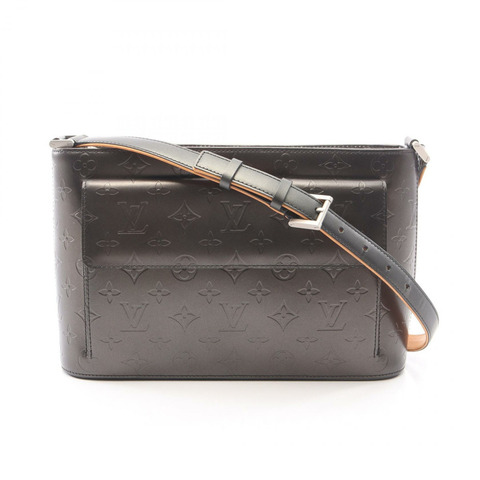 路易威登 Alston 單肩手提包 M55122 Monogram Matte 黑色女士皮革