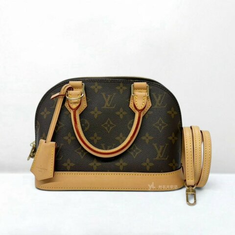 A13377-LV Alma BB 老花貝殼包 M53152