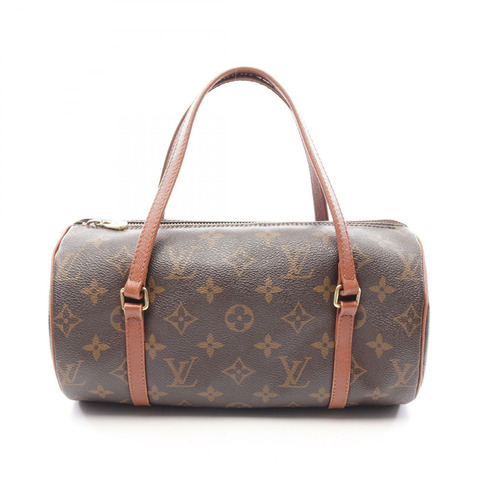 路易威登 Papillon 26 舊款手提包 M51366 Monogram 皮革棕色二手女士