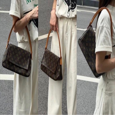 爆紅增值漲價款Louis Vuitton Monogram Mini Looping shoulder bag