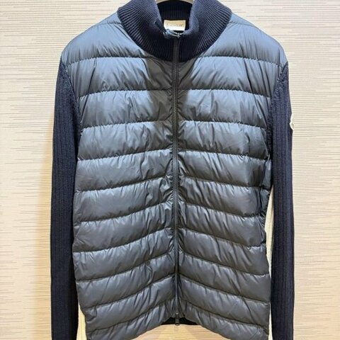 💎Han's house精品服飾💎moncler 羊毛 拼接 羽絨 外套 現貨 XL 原價 45400
