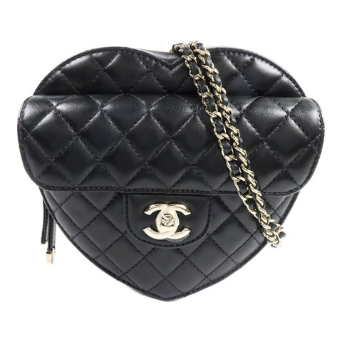 CHANEL 羊皮皮革Shoulder Bag鏈帶肩背袋
