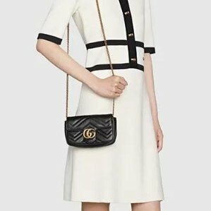 GUCCI MARMONT 斜背包/側背包/鍊包 MINI 9成新