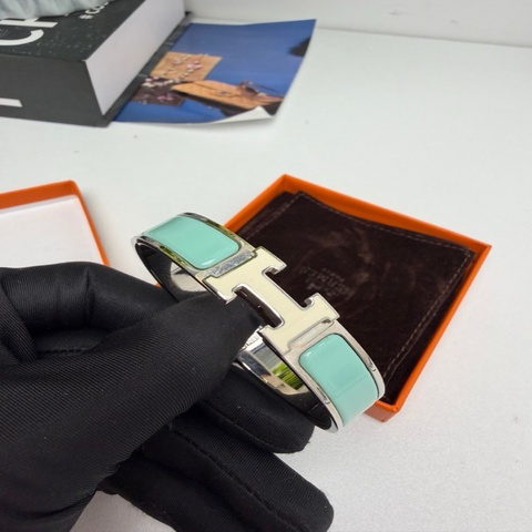 愛馬仕Hermes Clic H 蒂芙尼藍色 琺瑯扣白色 稀有顏色