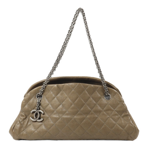 CHANEL 牛皮皮革Chain Shoulder鏈帶肩背袋