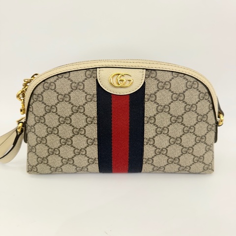 出清‼️Gucci pvc白色ophidia貝殼包