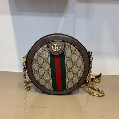 Gucci Ophidia肩斜背圓餅包