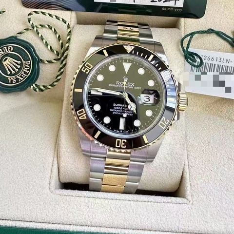 勞力士 Rolex 潛航者型 m126613ln-0002 自動上鏈 黃金鋼（蠔式鋼與黃金的組合） 41毫米