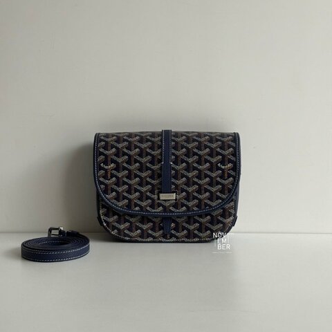 99.9新🆕 Goyard 戈雅 Sac Belvedere PM 郵差包 深藍
