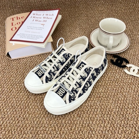 Dior 迪奧 walk 白藍滿印 35碼