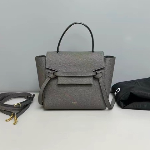 Celine Belt bag 鯰魚包 Nano 炭灰色 新標款