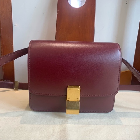 Celine/賽琳 豆腐小方包盒子包box單肩斜挎包16.5cm