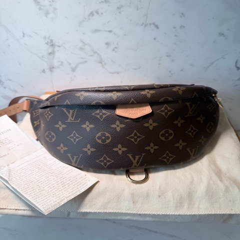 Louis Vuitton✨LV Bumbag老花腰包胸包 / M43644 有購證 男女同款