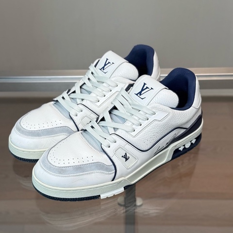 LOUIS VUITTON/路易威登 LV Trainer #54 海軍藍 尺碼/UK7(41)