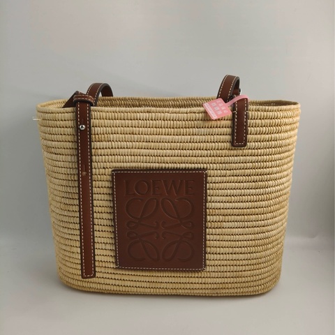 Loewe羅意威草編手提托特包底27CM