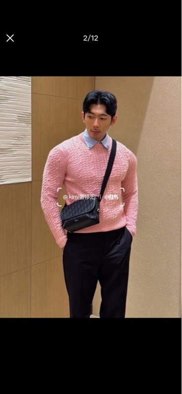 Dior Jett 迷你翻蓋斜背包 黑色