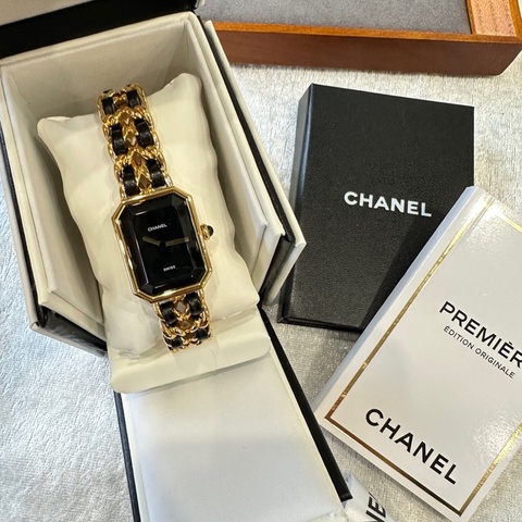 Chanel • 經典方糖Premiere腕錶 S碼 閒置全配🈶盒