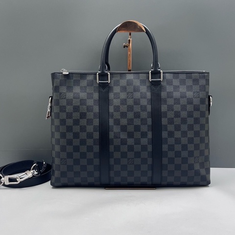 Louis Vuitton 路易威登棋盤格手提公文包 尺寸39*29*5