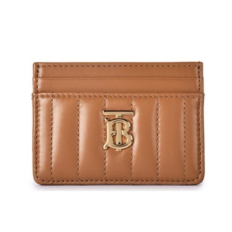 Burberry 經典金屬LOGO牛皮名片夾/卡夾