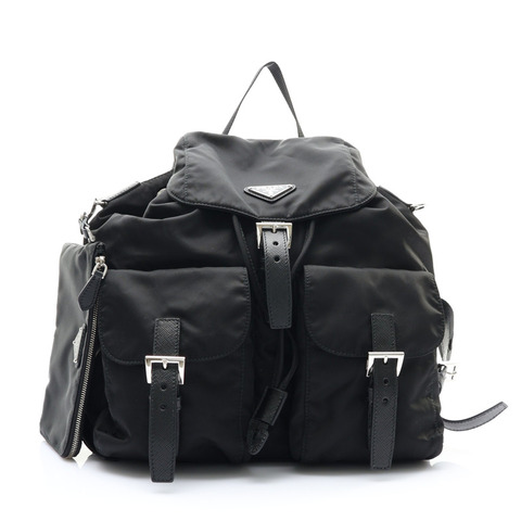 PRADA 普拉達 中型後背包 黑色 尼龍布 1BZ811 1BZ811