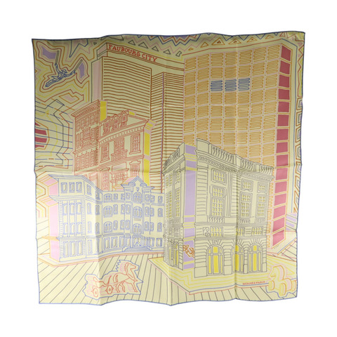 HERMES 絲質Scarf 70X70絲巾