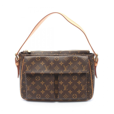 路易威登 Vivacite GM 單肩包 M51163 Monogram 皮革棕色二手女士