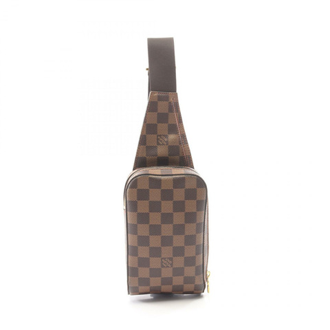 路易威登 Geronimos Damier Ebene 腰包/斜背包 N51994 PVC塗層帆布 棕色 二手 男女通用