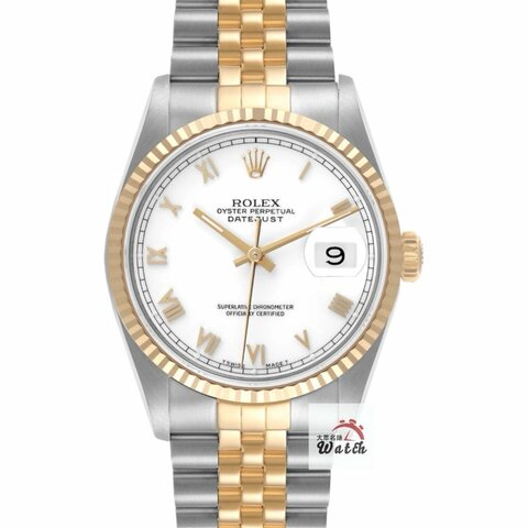 【大眾金時代】ROLEX勞力士 16233 Datejust 蠔式日誌 半金款 經典太陽圈 白瓷面盤 大眾金時代G395