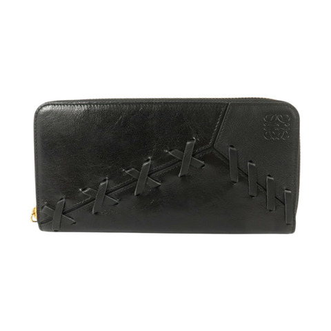 LOEWE 牛皮皮革Long Round Wallet長錢包