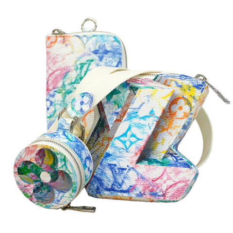 路易威登 Monogram Pastel Colors Block LV 肩背包 M57277 多色（男女）