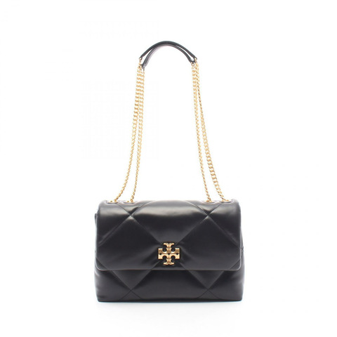 Tory Burch KIRA 菱格紋單肩包 154704001 黑色真皮 全新 女士