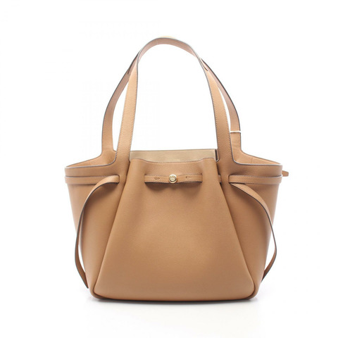 Tory Burch Romy 手提包 163388227 皮革 棕色 全新 女士