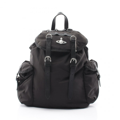 Vivienne Westwood HIGHLAND 背包 雙肩包 43010072UW019EN403 聚酯纖維 黑色 全新 女款