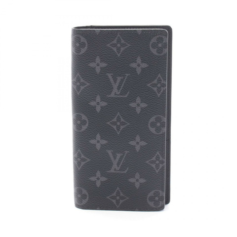 路易威登 Portefeuille Brazza 雙折錢包 M61697 Monogram eclipse Noir 二手