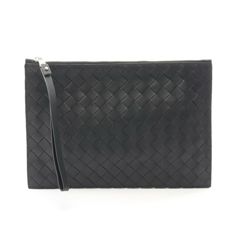 BOTTEGA VENETA Intrecciato 商務包/手拿包 684509VCPQ38803 皮革 黑色 全新 男士